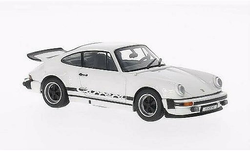Porsche 911 Carrera 1/43 Kyosho 2.7 weiss mit schwarzer Dekoration 1975 modellautos