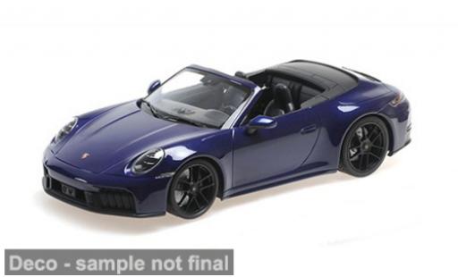 Modellautos Porsche 911 Carrera blau 2025 1/18 Minichamps