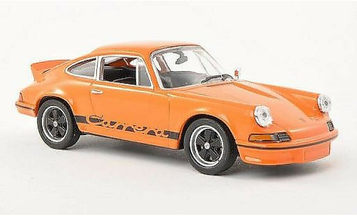 Porsche 911 Carrera 1/43 Welly 2.7 orange/schwarz 1973 modellautos