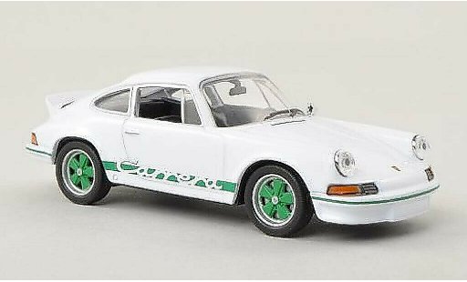 Porsche 911 Carrera 1/43 Welly 2.7 weiss/gr&Atilde;&frac14;n 1973 modellautos