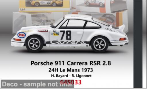 Porsche 911 1/64 Spark Carrera RSR 2.8 24h Le Mans 1973 #78 H.Bayard/R.Ligonnet 1:64