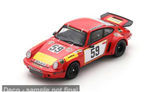Porsche 930 RSR 1/64 Spark 911 Carrera 3.0 24h Le Mans 1975 #59 T.Schenken/H.Ganley 1:64