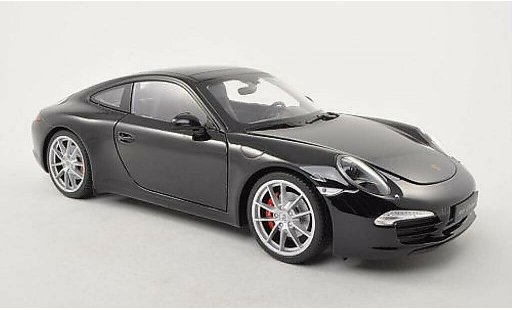 Porsche 911 S 1/18 Welly Carrera schwarz modellautos