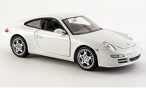 Porsche 911 S 1/24 Welly Carrera weiss modellautos