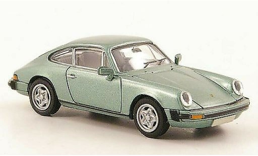 Porsche 911 Base 1/87 Brekina Coupe gr&Atilde;&frac14;n-met. modellautos