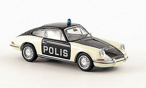 Porsche 911 Base 1/87 Brekina Coupe Polis Polizei modellautos