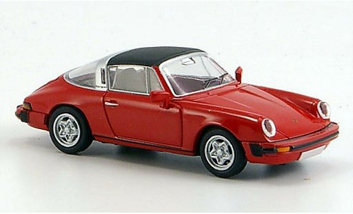 Porsche 911 Targa 1/87 Brekina G-Modell rot abnehmbares Dach modellautos