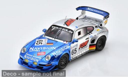 Porsche 996 GT2 1/43 Spark 911 blau/silber 24h Le Mans 1998 #65 D.Warnock/R.Schirle 1:43 modellautos
