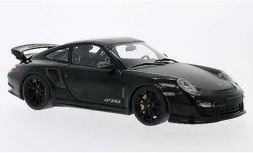 Porsche 911 GT2 1/18 Minichamps schwarz mit schwarzen Felgen 2011 modellautos