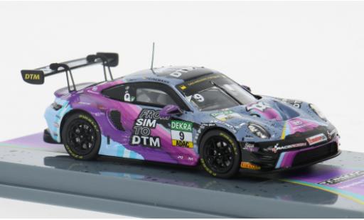 Porsche 911 1/64 Tarmac Works GT3 R DTM-Saison 2023 T.Heinemann 1:64 modellautos