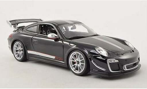 Porsche 911 GT3 1/18 Burago 4.0 schwarz/grau 2011 modellautos