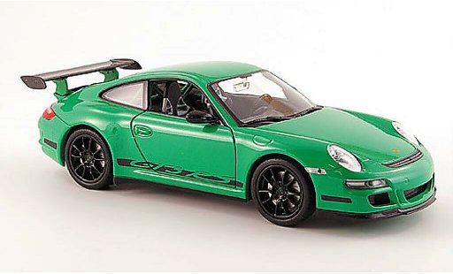 Porsche 911 GT3 1/24 Welly gr&Atilde;&frac14;n modellautos