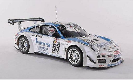 Porsche 911 GT3 1/18 Minichamps GT3R No.53 Muhlner Motorsport 24h Spa 2010 /Haring modellautos