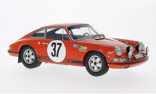 Porsche 911 Base 1/18 Spark No.37 Rally Monte Carlo 1969 /L.Helmer modellautos