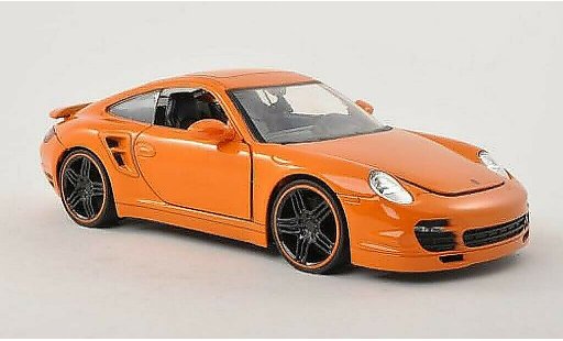 Porsche 911 Base 1/24 Jada Toys orange 2007 modellautos