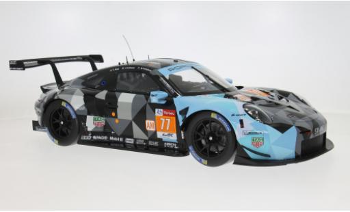 Porsche 991 RSR 1/12 IXO 911 24h Le Mans 2018 Dempsey Proton Racing #77 M.Campbell/J.Andlauer 1:12 modellautos