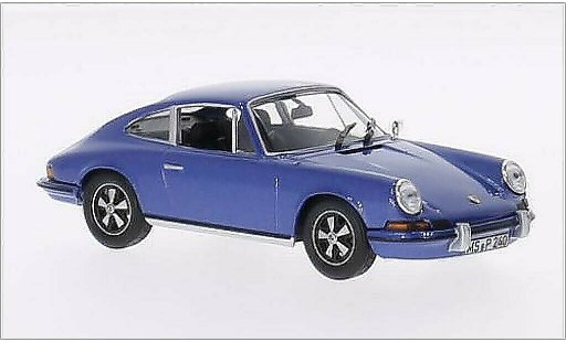 Porsche 911 S 1/43 Norev 2.4 mettalic blau 1973 modellautos