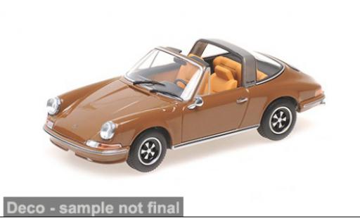 Modellautos Porsche 911 Targa braun 1972 1/18 Minichamps