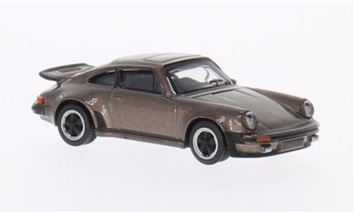 Porsche 911 Turbo 1/64 Schuco 3.0 braun modellautos