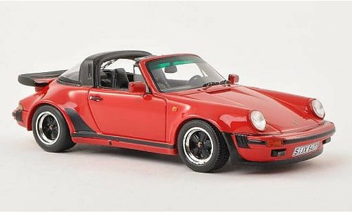 Porsche 911 Turbo 1/43 Spark 3.3 Targa rot 1989 modellautos