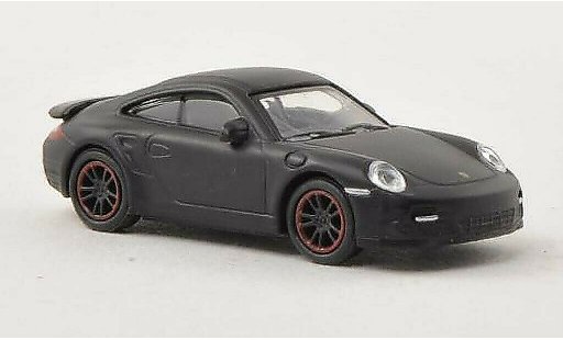 Porsche 911 Turbo 1/87 Schuco mett-schwarz modellautos