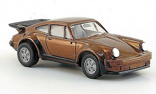 Porsche 911 Turbo 1/87 Herpa braun Spiegel liegen bei modellautos