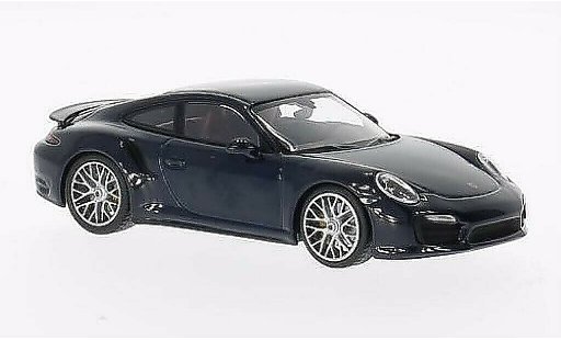 Porsche 911 Turbo S 1/43 Minichamps blau 2013 modellautos