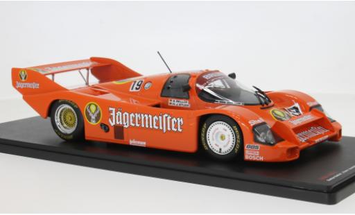 Porsche 956 1984 1/18 Werk83 K 1000 Km Imola J&auml;germeister #19 S.Bellof/H-J.Stuck 1:18 modellautos