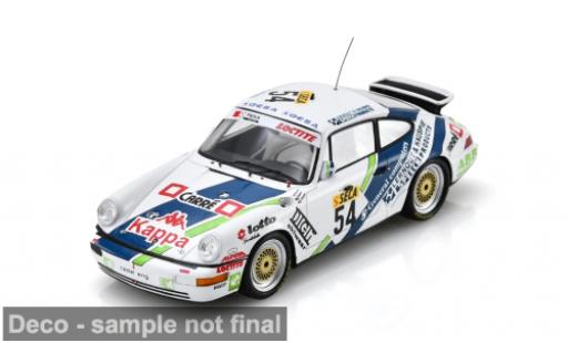 Porsche 993 1/43 Spark 964 Carrera 2 weiss/blau 24h Spa 1 #54 M. Piessens/I. Viaene 1:43 modellautos