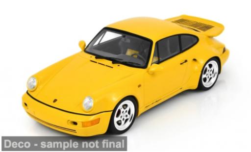 Porsche 964 Turbo 1/43 Spark S gelb 1992 1:43 modellautos