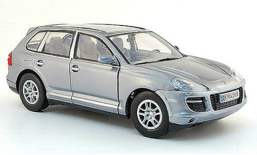 Porsche Cayenne Base 1/24 Motormax grau mit Glasdach modellautos