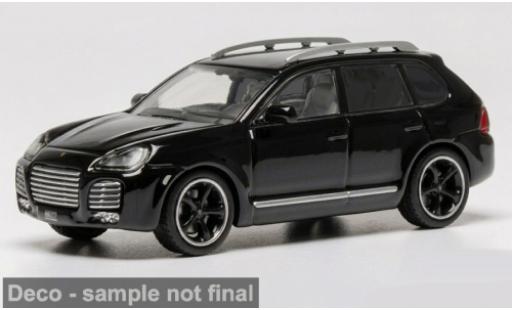 Modellautos Porsche Cayenne Techart schwarz 2003 1/64 IXO America