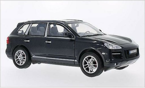 Porsche Cayenne Turbo 1/18 Motormax mettalic grau 2008 modellautos