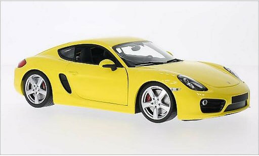 Porsche Cayman Base 1/18 Minichamps gelb 2013 modellautos