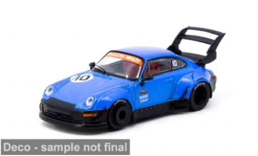 Porsche 993 RWB 1/64 Tarmac Works ( 10th Anniversary) blau/schwarz 1:64 modellautos