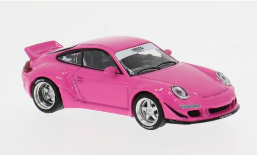 Porsche 997 RWB 1/64 Pop Race pink 1:64 modellautos