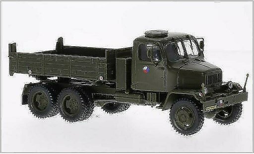 Praga V3S Pritsche 1/43 Abrex (Tipper Lorry) tschechische Armee matt-gr&Atilde;&frac14;n modellautos