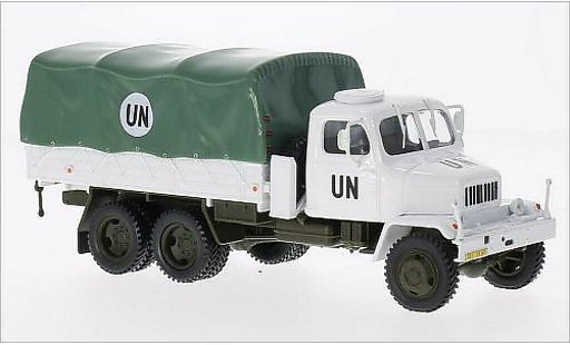 Praga V3S Pritsche 1/43 Abrex UN weiss/gr&Atilde;&frac14;n modellautos