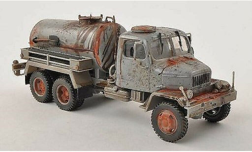 Praga V3S Tankwagen 1/43 Abrex Tank grau mit Rost- und Betriebsspuren modellautos