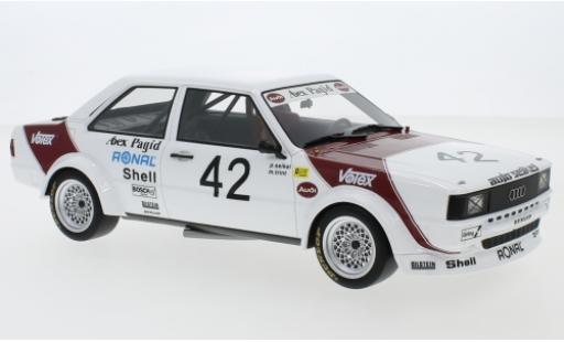 Modellautos Audi 80 1/18 Premium ClassiXXs GTE (B2) Gr.2 No.42 Abex Pagid Racing Team ETCC GP Brünn 19 P. Seikel/M.Trint Audi 80 1/18 Premium ClassiXXs GTE (B2) Gr.2 No.42 Abex Pagid Racing Team ETCC GP Brünn 19 P. Seikel/M.Trint modellautos
