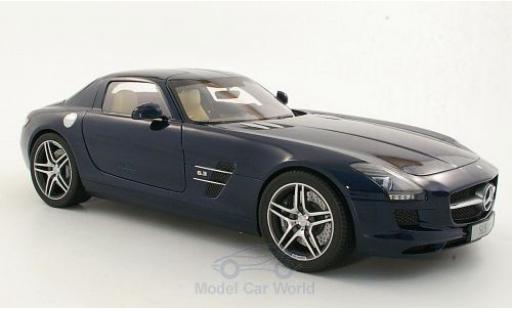 Modellautos Mercedes SLS 1/12 Premium ClassiXXs AMG (C197) mettalic blau Mercedes SLS 1/12 Premium ClassiXXs AMG (C197) mettalic blau modellautos