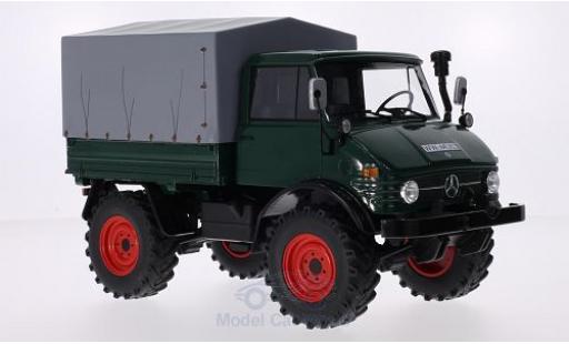 Modellautos Mercedes Unimog 1/18 Premium ClassiXXs 406 grün mit Plane Mercedes Unimog 1/18 Premium ClassiXXs 406 grün mit Plane modellautos