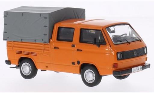 Volkswagen T3 1/43 Premium ClassiXXs a Doka Pritsche orange modellautos