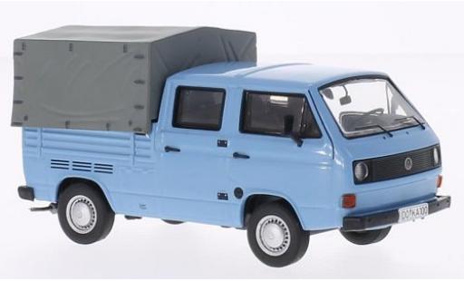 Volkswagen T3 1/43 Premium ClassiXXs a Doppelkabine Pritsche blau modellautos