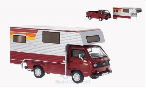 Modellautos Volkswagen T3 B 1/43 Premium ClassiXXs a Pritschenwagen rot/silber Tischer-Camping mit abnehmbaren Aufbau Volkswagen T3 B 1/43 Premium ClassiXXs a Pritschenwagen rot/silber Tischer-Camping mit abnehmbaren Aufbau modellautos
