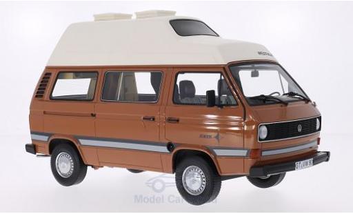 Modellautos Volkswagen T3 1/18 Premium ClassiXXs a Westfalia Joker braun/matt-weiss Hochdach ohne Vitrine Volkswagen T3 1/18 Premium ClassiXXs a Westfalia Joker braun/matt-weiss Hochdach ohne Vitrine modellautos