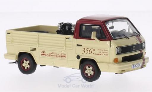 Volkswagen T3 B 1/43 Premium ClassiXXs b Pritsche 356 Spezialwerkstatt mit Ladegut: Porsche-Motor 356 + 2 Reifen modellautos
