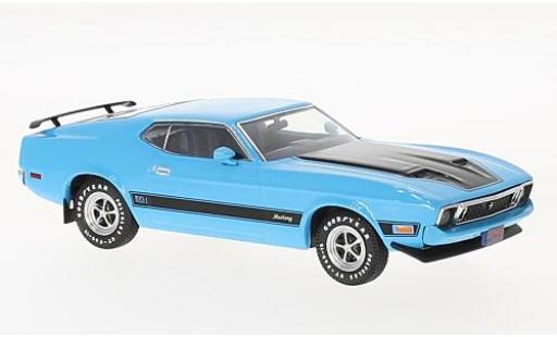 Modellautos Ford Mustang 1/43 Premium X Mach 1 blau/schwarz 1973 with Spoilers Ford Mustang 1/43 Premium X Mach 1 blau/schwarz 1973 with Spoilers modellautos