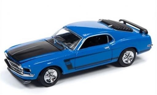 Modellautos Ford Mustang 1/64 Racing Champions Boss 302 blau/matt-schwarz 1969 Ford Mustang 1/64 Racing Champions Boss 302 blau/matt-schwarz 1969 modellautos