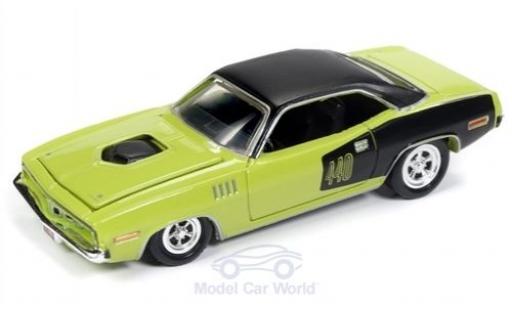 Modellautos Plymouth Barracuda 1/64 Racing Champions grün/schwarz 1971 Plymouth Barracuda 1/64 Racing Champions grün/schwarz 1971 modellautos